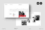 Marketing Plan Template | CANVA, a Presentation Template by evgenystudio (Thumbnail 1 of 10)