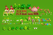 Cartoon Easter Village, an Environmental 3D Model by Souchenki (Thumbnail 28 of 31)