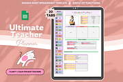 Ultimate Teacher Planner Spreadsheet, a Templates & Theme by bellaROSEworkshop (Thumbnail 3 of 5)