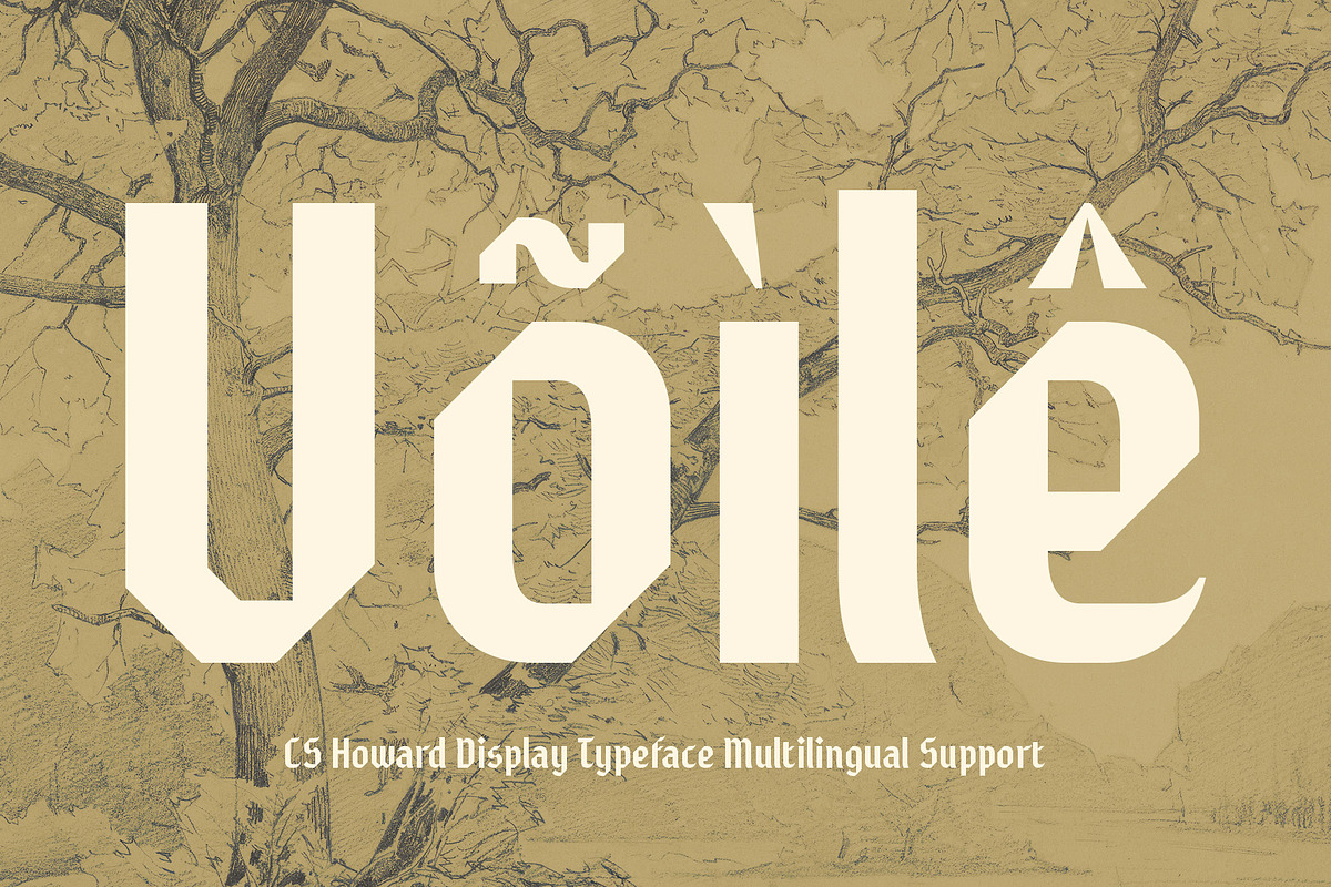 CS Howard – Gothic Font, a Sans Serif Font by Craft Supply Co. (Photo 7 of 8)