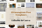 25 Canva Templates for Instagram, a Social Media Template by Wild Wander Collective (Thumbnail 3 of 7)