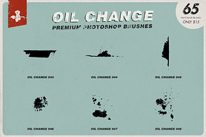 Oil Change Photoshop Brushes