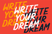 MIGHTY BRUSH Fonts, a Font by Garisman Std (Thumbnail 2 of 10)