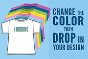 Vector Shirt Templates, a Print Template by edfredned (Thumbnail 3 of 5)