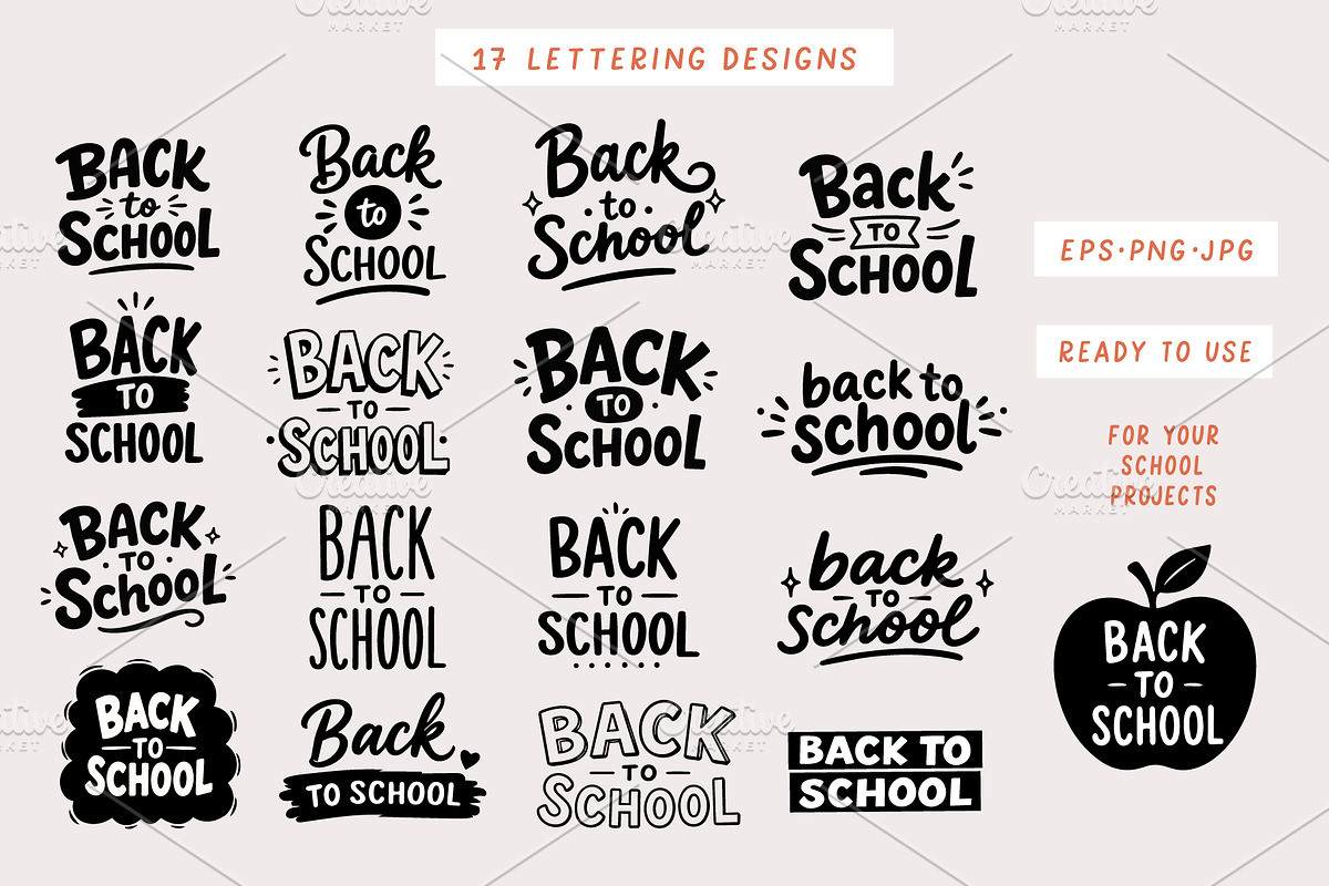 Back to School Vector Collection, an Education Illustration by sundrameda (Photo 4 of 7)