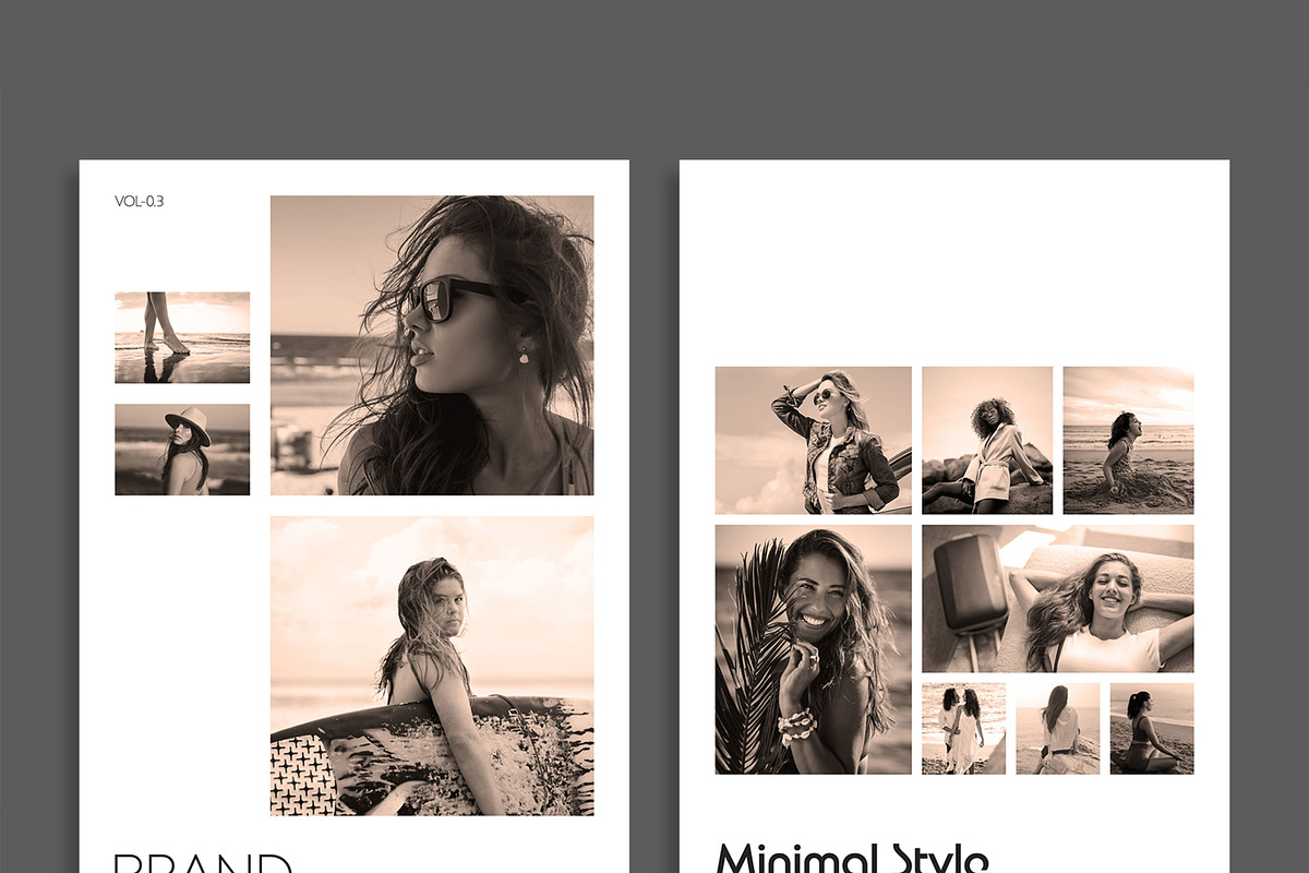 Minimal Brand Identity Mood Board, a Social Media Template by MightyDesign (Photo 2 of 10)