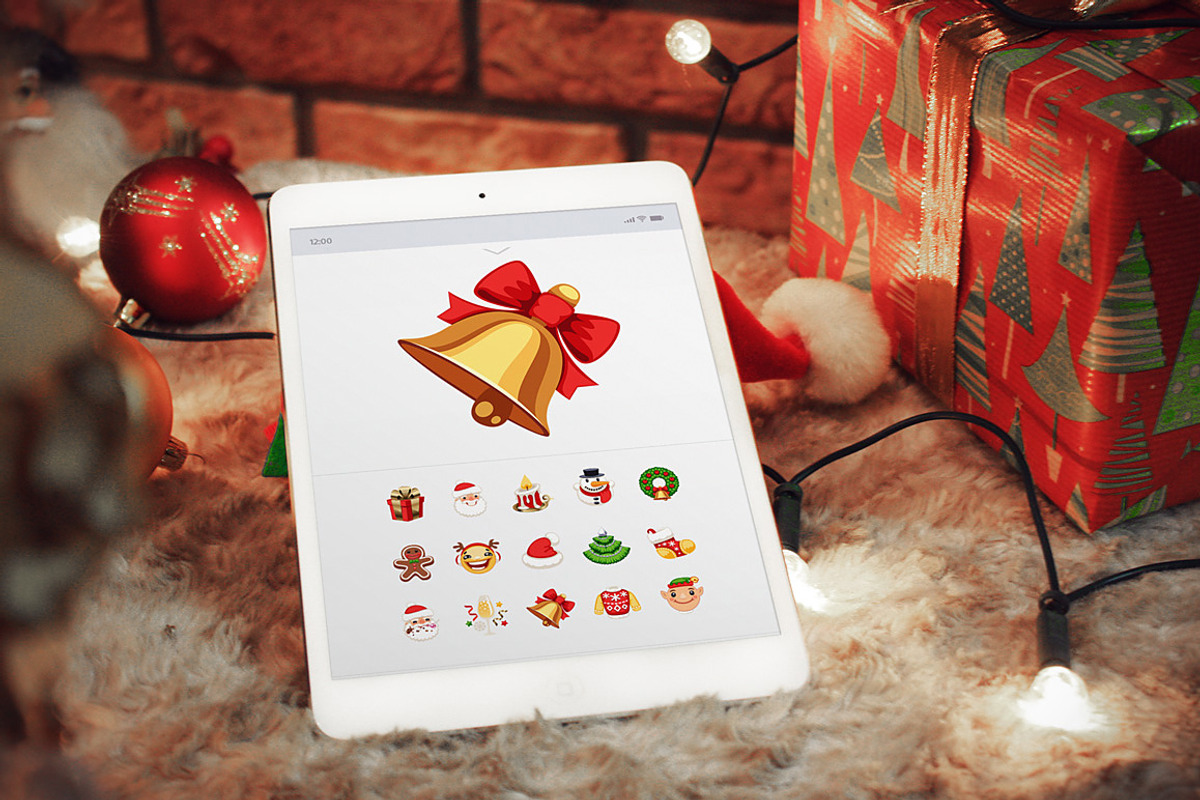Christmas Emojis Set, an Emoji Icon by Voysla's Shop (Photo 2 of 8)