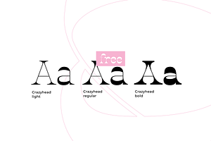 Crazyhead Display Font Family