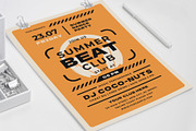 Summer Beat Club, a Print Template by Me55enjah Design (Thumbnail 4 of 4)