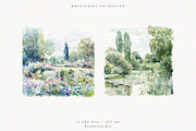 Monet's Garden, a Decorative Illustration by PeDe Designs (Thumbnail 9 of 13)
