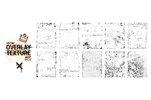 Grunge Overlay Texture collection, a Decorative Illustration by SergeyBitos