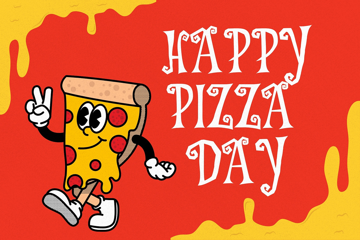 Rest in Pizza - Spooky Typeface, a Serif Font by HipFonts (Photo 7 of 9)