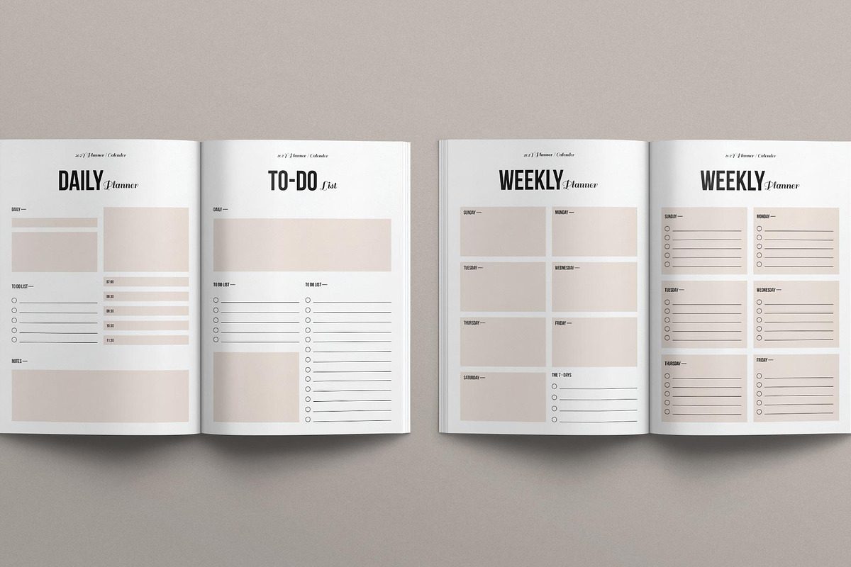 Planner Template, a Magazine Template by E-Type