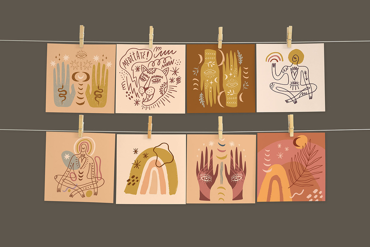 Meditation Bundle, a Healthcare Illustration by Annie Konst (Photo 19 of 30)