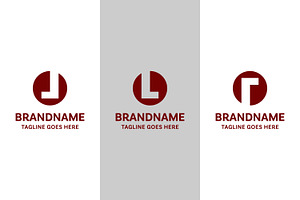 Letters OJ OL OR Monogram Logo Set, a Branding & Logo Template by Pray Art Design Studio