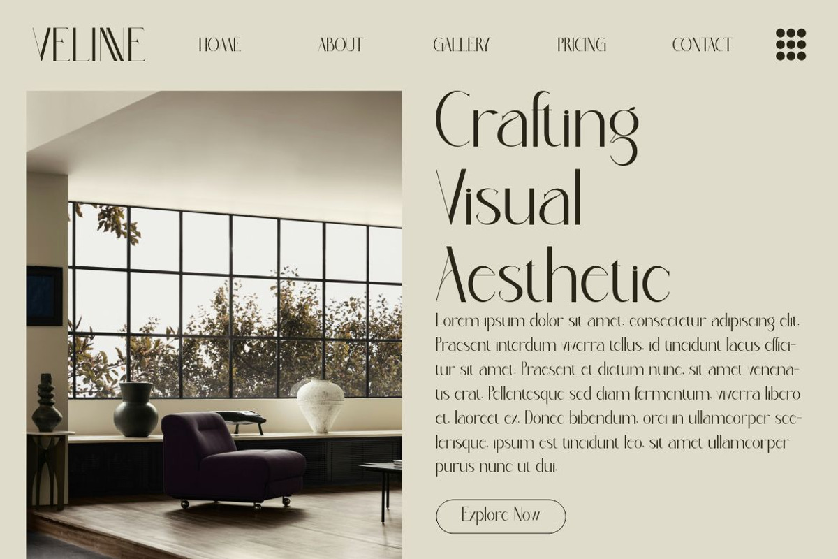 Velinne, a Serif Font by Kenrichi (Photo 6 of 11)
