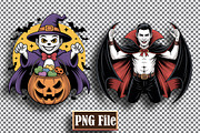 Cute Halloween Clipart Bundle, a Seasonal Illustration by protabsorkar11 (Thumbnail 3 of 8)