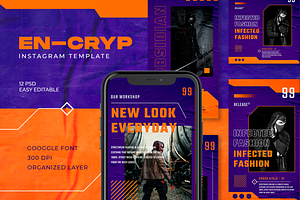 Encryp Instagram Template