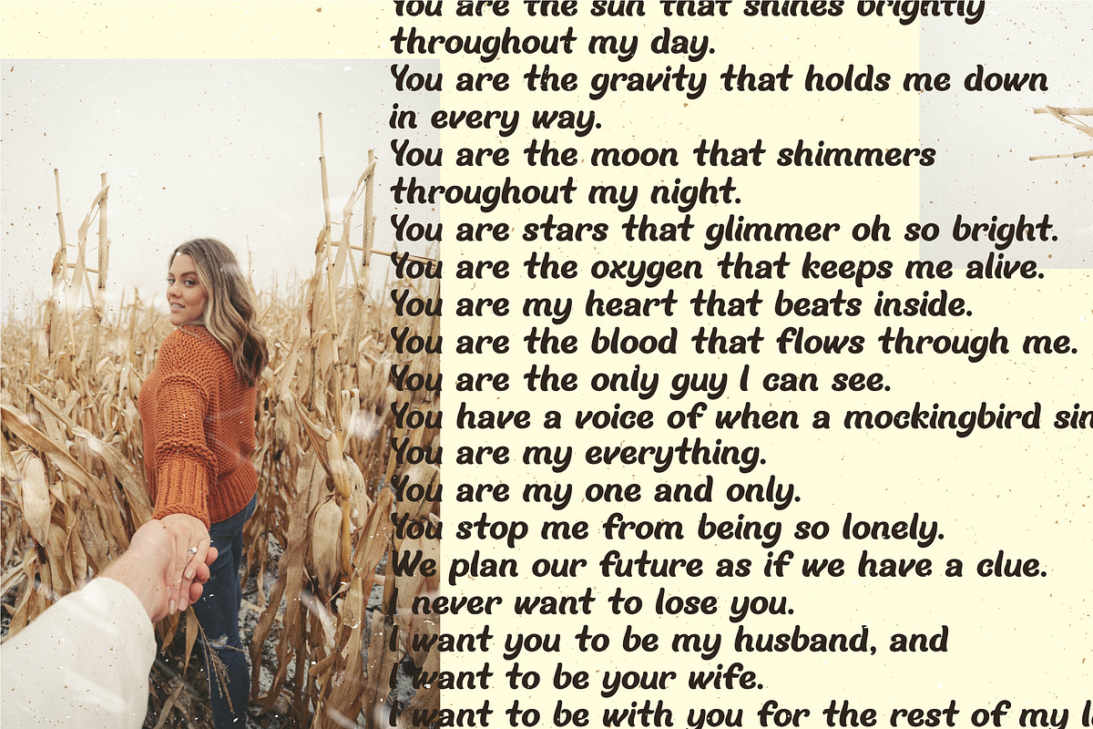 Warmth - retro brush bold font, a Script Font by Anna Zakharchenko (Photo 2 of 12)