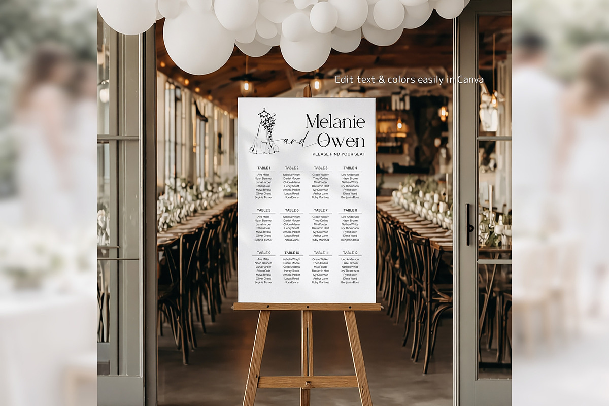 Modern Minimal Seating Canva bd010, a Poster Template by TyphoonStudio (Photo 6 of 10)
