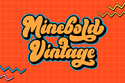 Minebold - Retro Bold Handwritten, a Script Font by ahweproject (Thumbnail 7 of 11)