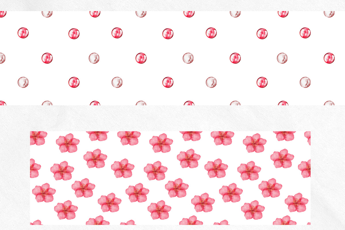 Pink Valentine watercolor collection, an Object Illustration by Yelloo Fish (Photo 10 of 13)
