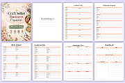 Craft Seller Business Organizer Kdp, a Stationery Template by Mustafiz (Thumbnail 3 of 9)