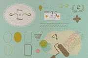 Just hand-drawn leaves, a Decorative Illustration by tinybunnyshop (Thumbnail 10 of 11)
