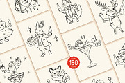 Hand Drawn Christmas Quirky Clipart, a Seasonal Illustration by Ayya Studio (Thumbnail 11 of 12)