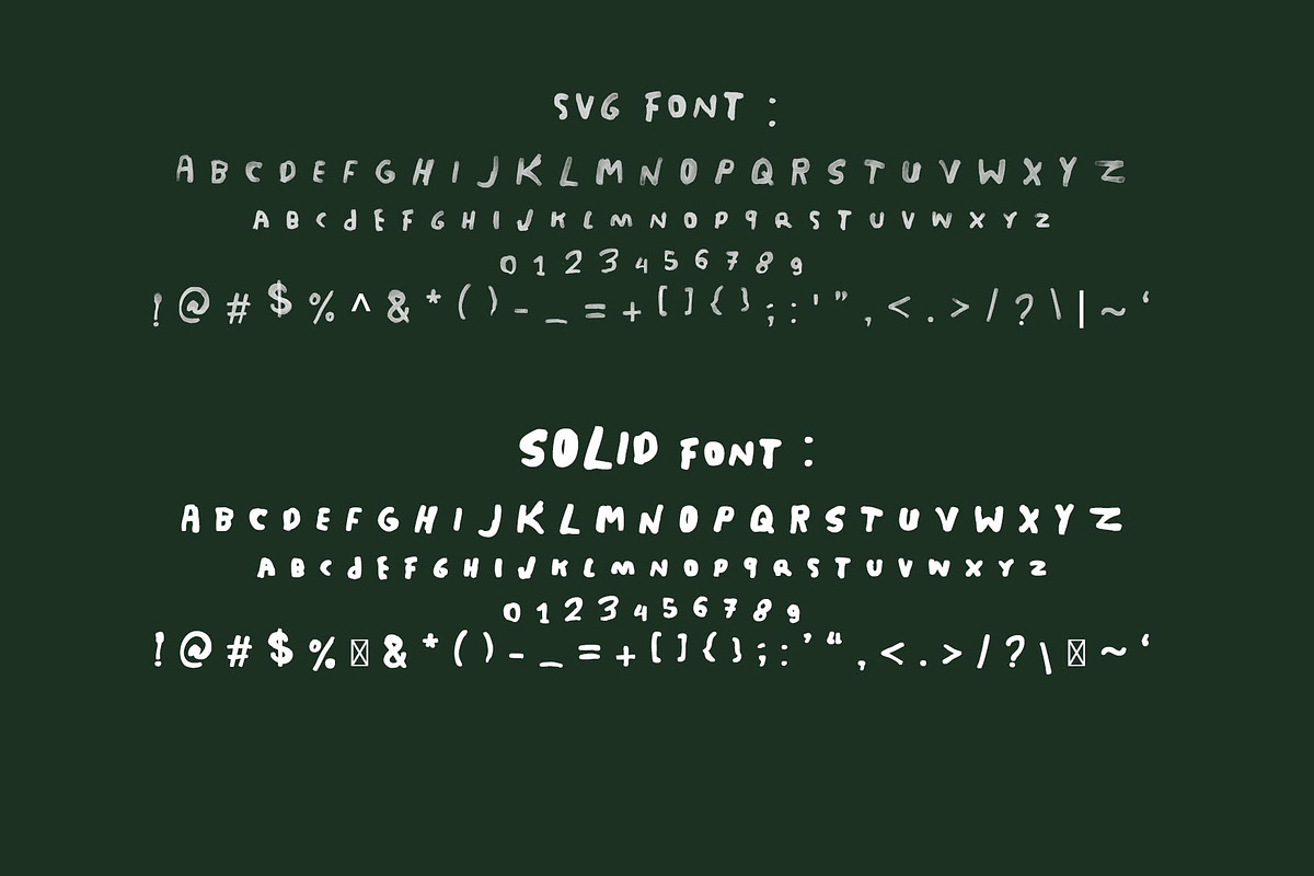 SLOW HANDS FONT DUO, a Handwritten Font by Adan F Maruciel (Photo 7 of 7)