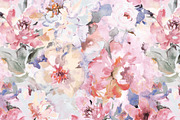 Elegant Watercolor Floral Seamless P, a Pattern Graphic by pixel stock ( pattern ) (Thumbnail 2 of 3)