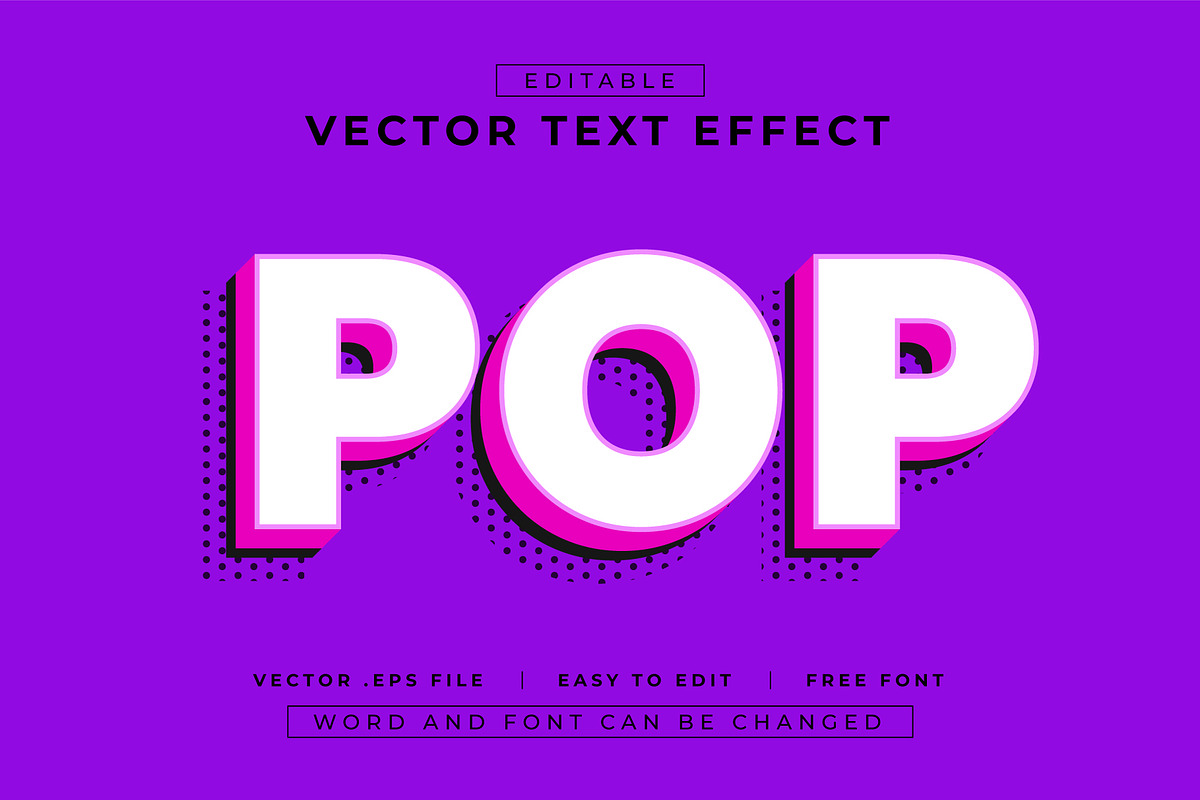 16 Pop Art Style Text Effects | EPS, a Layer Style Add-On by padilah_a (Photo 16 of 20)