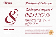 Michiko, a Serif Font by saemoon creative (Thumbnail 6 of 12)