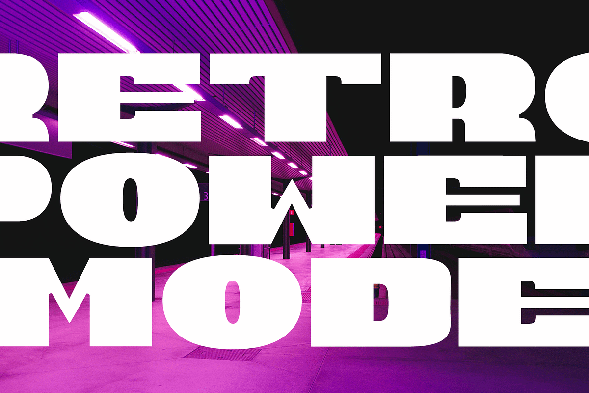 Azera – Bold Display Font, a Sans Serif Font by overlaytemplates (Photo 2 of 5)