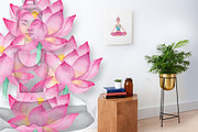 Watercolor Yoga Set, a Healthcare Illustration by Tabiti (Thumbnail 22 of 30)