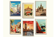 Travel Prints Bundle 600+ Vintage, a Wallpaper Photo by Chipshpow Graphics (Thumbnail 3 of 13)