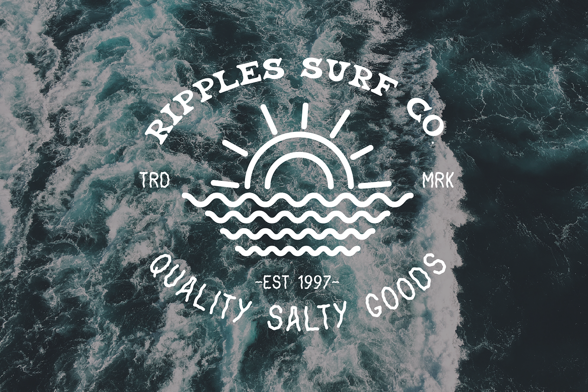 Coastal Fever - Font pack + Textures preview 3