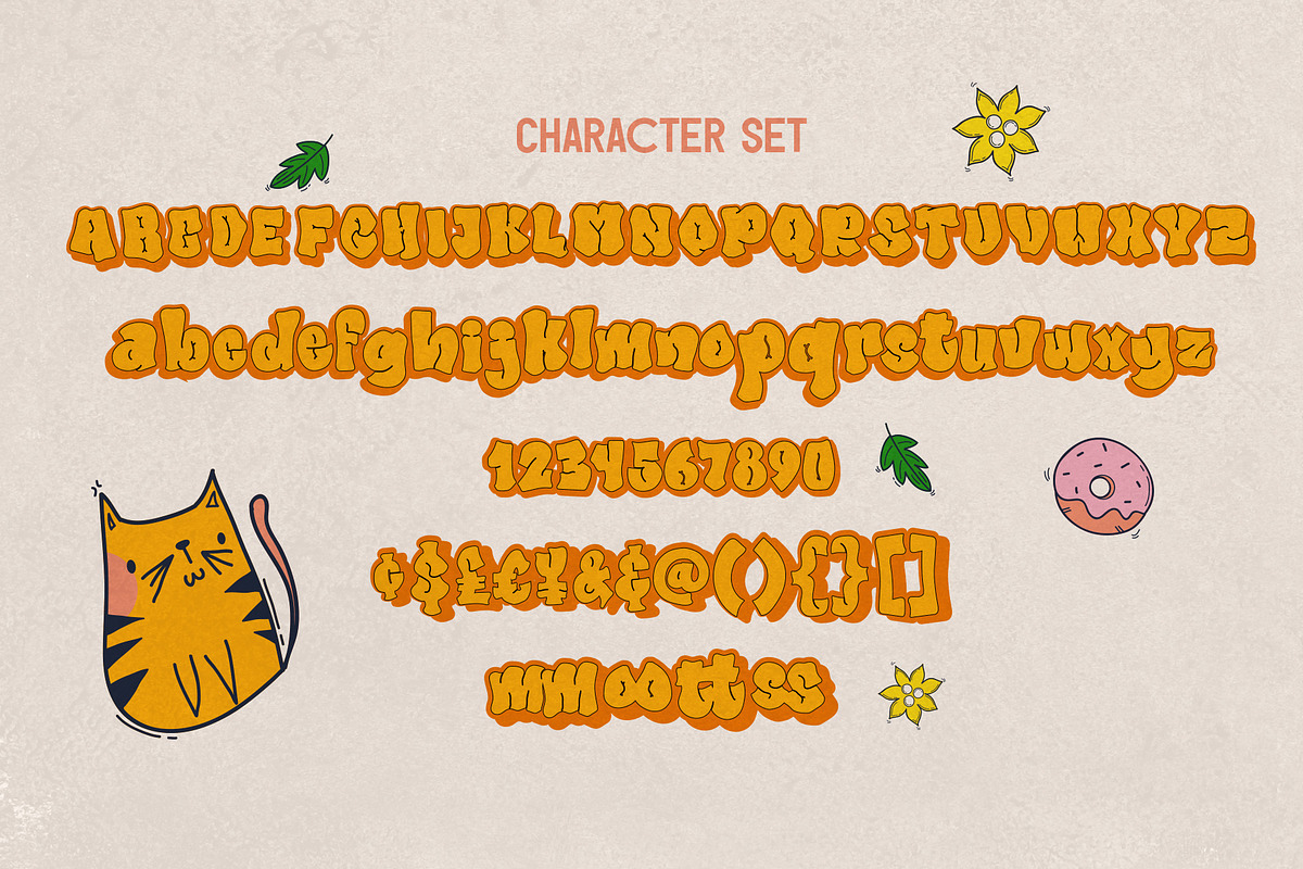 Party Pop, Bubble font, a Font by Hart Foundry™ (Photo 9 of 10)