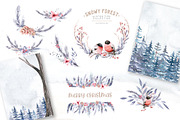 70% off Watercolor Christmas Bundle, an Animal Illustration by Peace ART (Thumbnail 15 of 37)