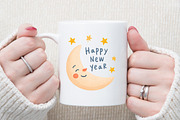 Happy New Year Clipart, an Illustration by Sublimation Artist (Thumbnail 5 of 6)