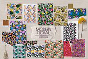 Modern floral Prints, a Pattern Graphic by MSNTY STUDIOX (Thumbnail 3 of 20)
