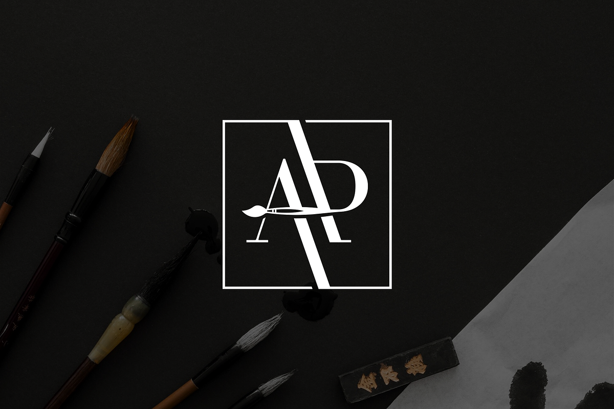 Luxury Initials AP with Brush Logo, a Branding & Logo Template by Luxury Logos (Photo 2 of 4)