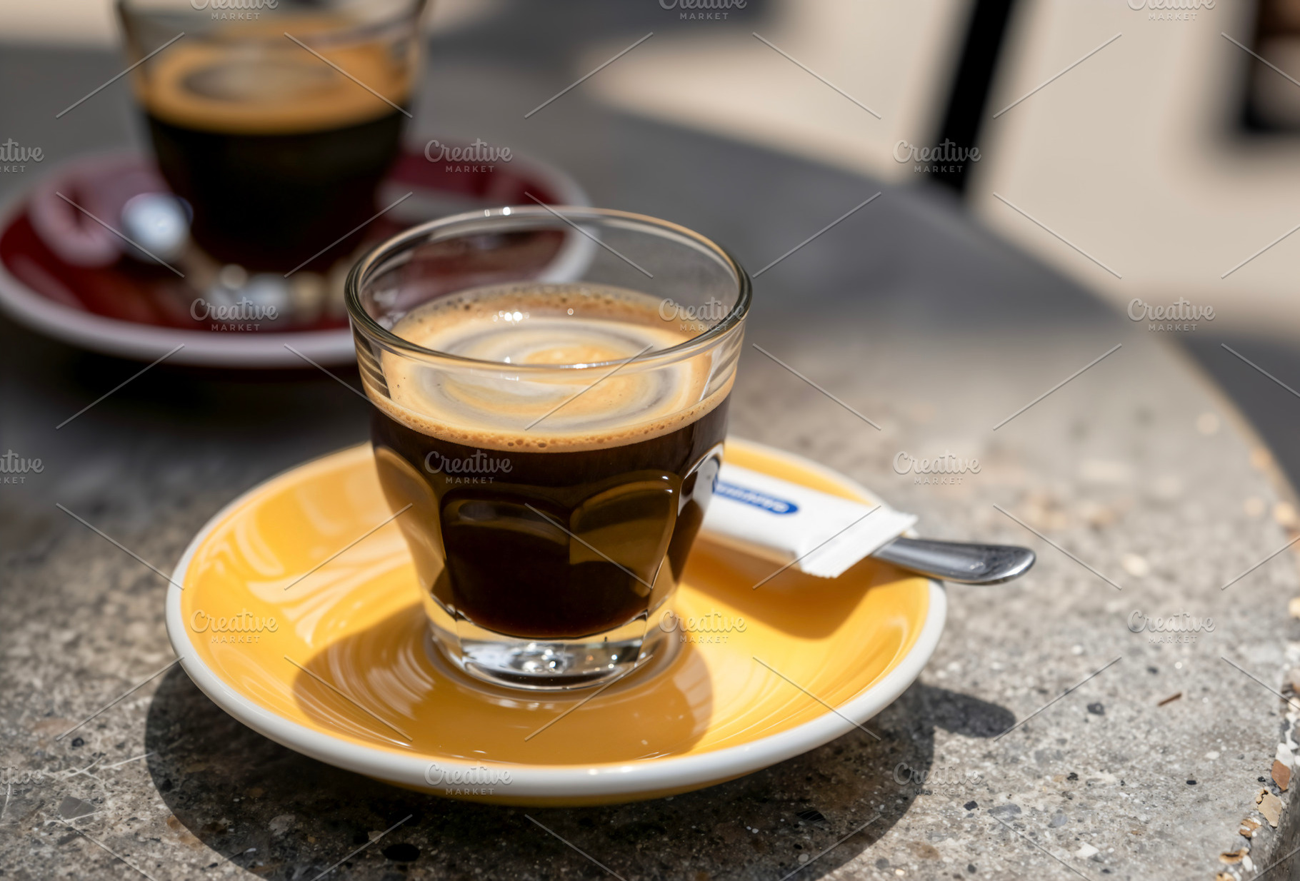 Two Espresso Glasses, a Photo by rarrarorro