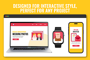 85 Wedding Icons, a Solid Icon by Flat Icons (Thumbnail 7 of 7)