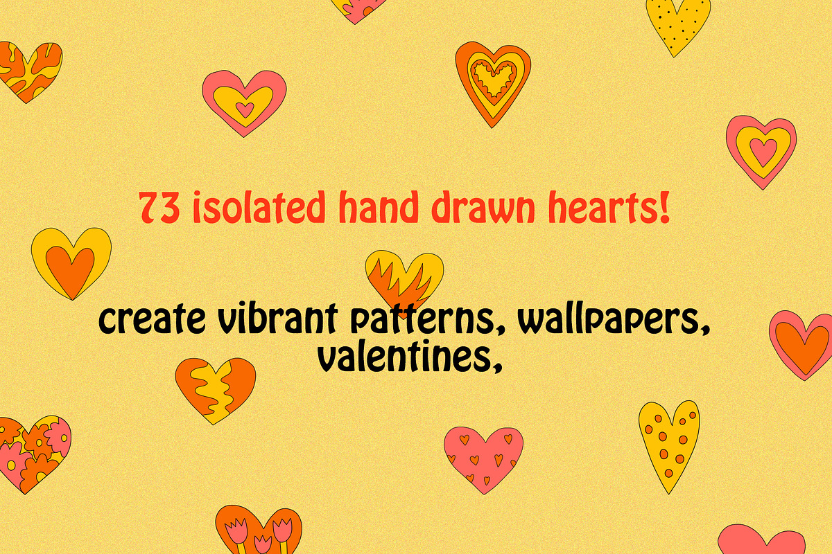 PSYCHEDELIC HEARTS-INSTAGRAM CREATOR, an Illustration by okchizh (Photo 4 of 14)