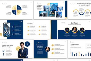 Elegant Business PowerPoint Template, a Presentation Template by SKY CREATION