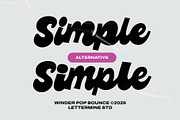 Winder Pop Bounce – Display Script, a Script Font by Lettermine (Thumbnail 7 of 8)