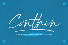 Conthin | Handwritten Font