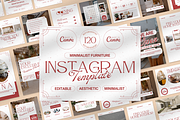 120 Furniture Instagram Template, a Social Media Template by Branding Victory STD (Thumbnail 1 of 10)