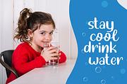 Water Shower | A Cute Font, a Script Font by LetterJos (Thumbnail 3 of 8)